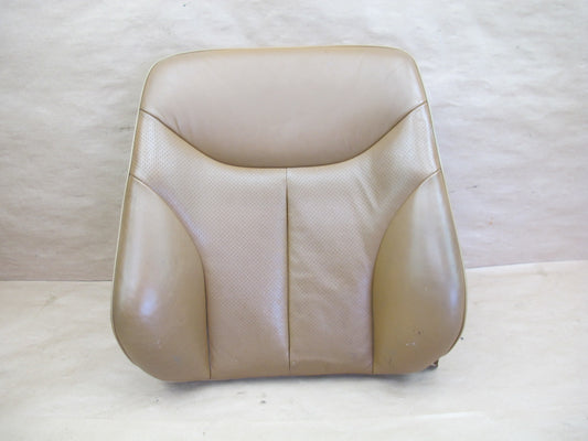 94-99 MERCEDES W140 FRONT RIGHT SEAT UPPER BACKREST LEATHER CUSHION OEM