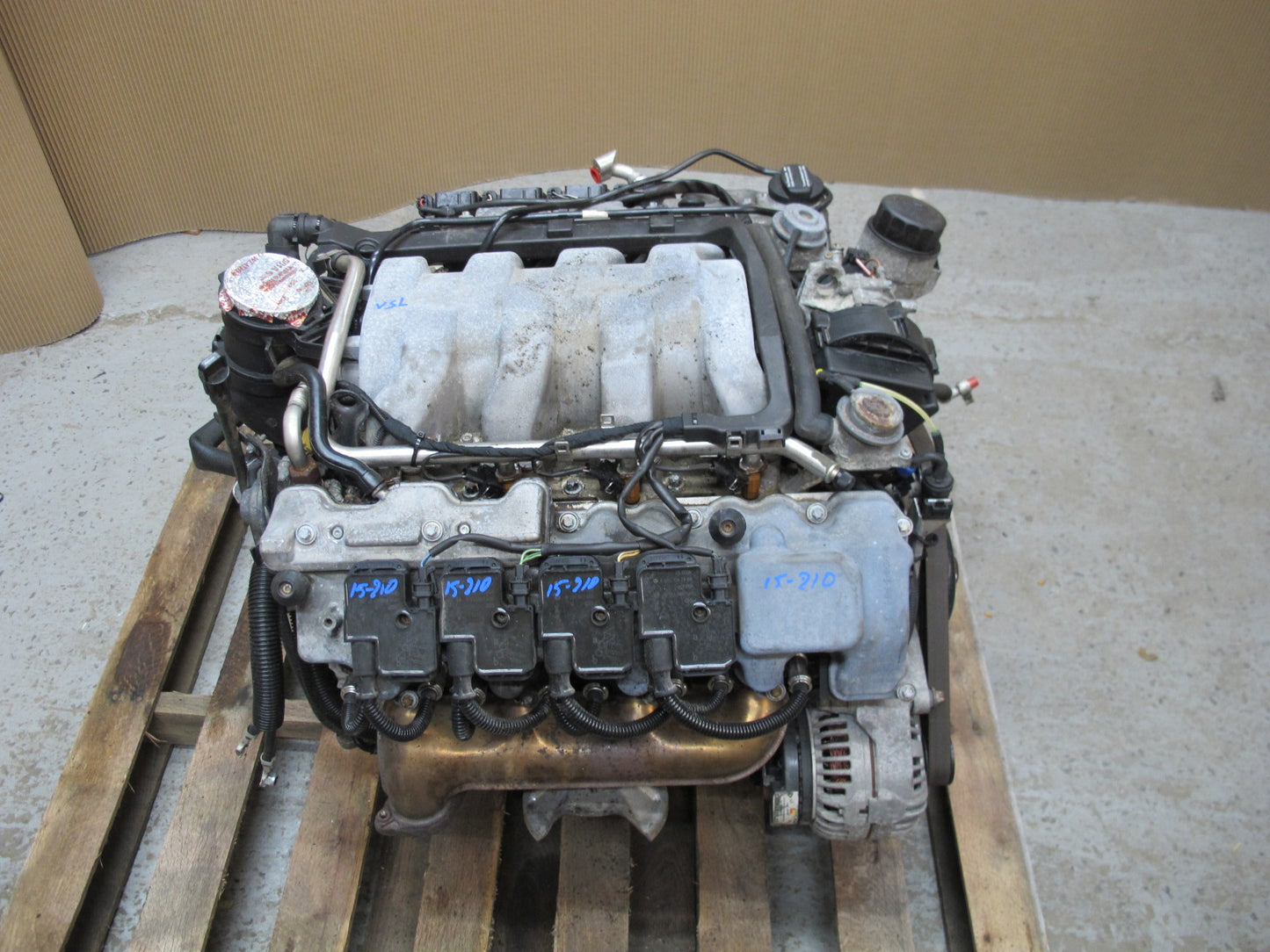 03-08 MERCEDES R230 SL500 5.0L M113 113.963 COMPLETE ENGINE MOTOR 118k MILES