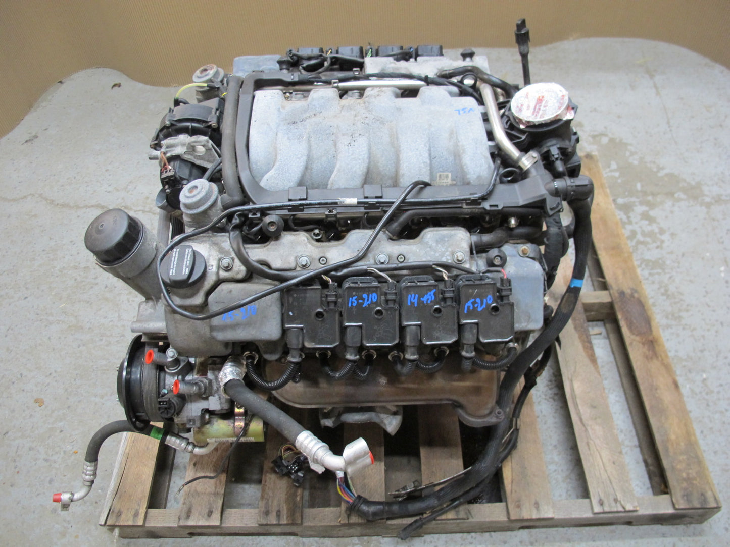 03-08 MERCEDES R230 SL500 5.0L M113 113.963 COMPLETE ENGINE MOTOR 118k MILES