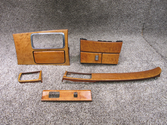 01-06 LEXUS UCF30L LS430 INTERIOR WOODGRAIN TRIM BEZEL COVER PANEL SET OEM