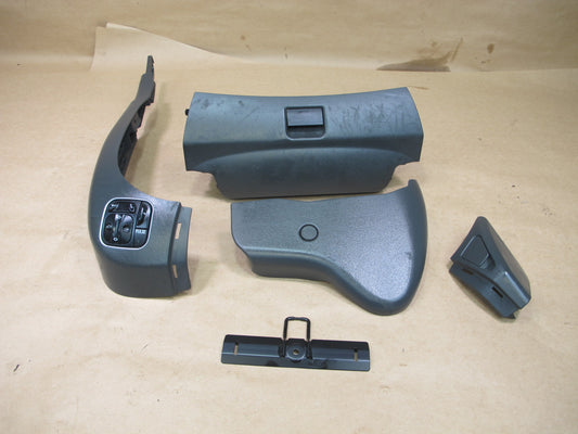 03-06 MERCEDES R230 FRONT RIGHT SEAT STORAGE TRIM PANEL MASSAGE SWITCH SET OEM