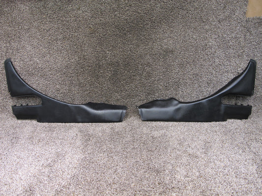 03-06 MERCEDES R230 SET OF 2 TOP REAR QUARTER HINGE FLAP TRIM EDGE COVER OEM