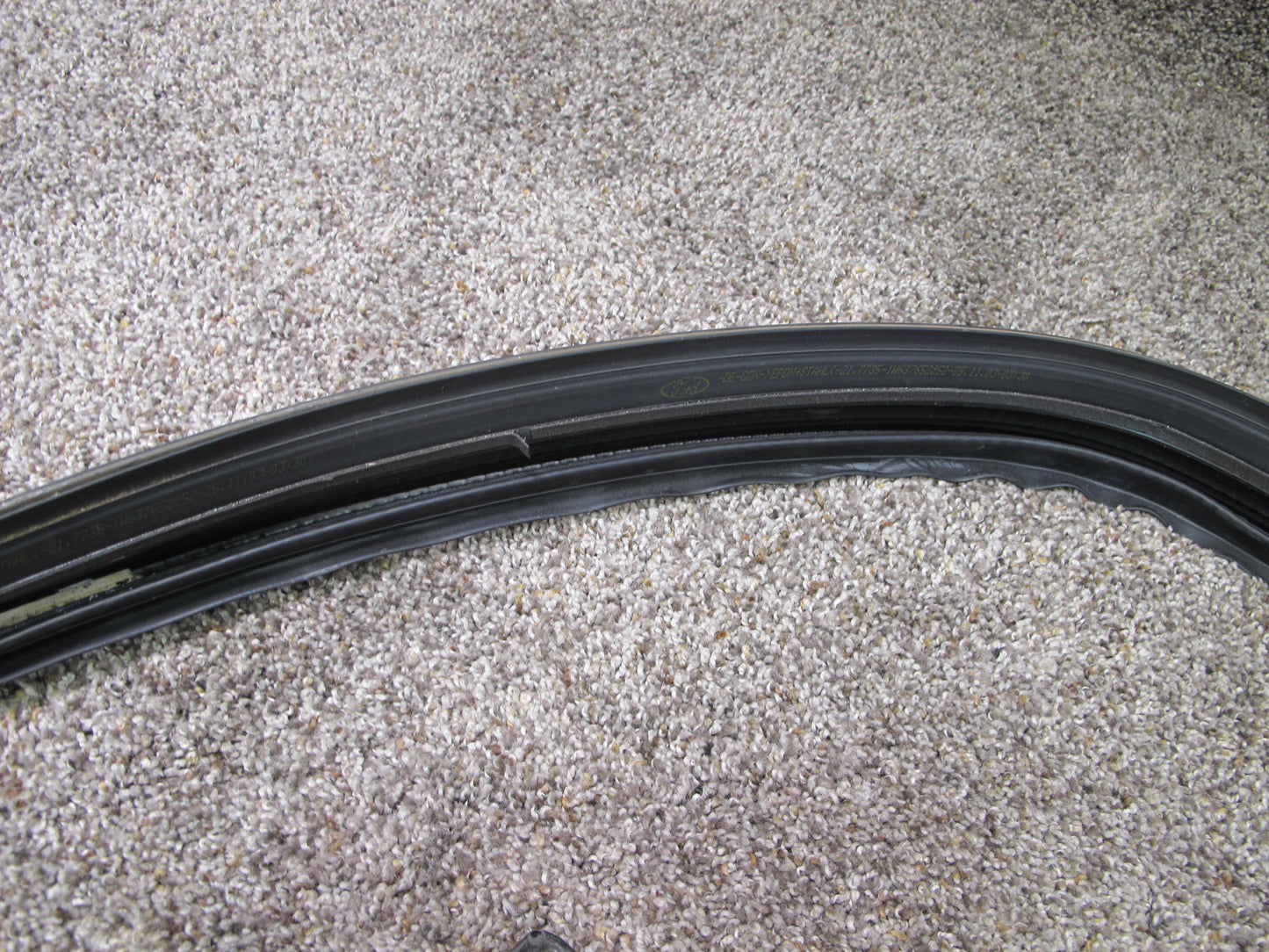 02-05 FORD THUNDERBIRD FRONT WINDSHIELD WEATHERSTRIP RUBBER SEAL OEM