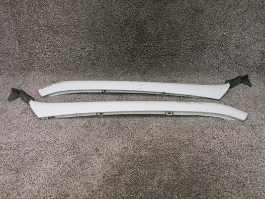 94-99 MERCEDES W140 SET OF 2 FRONT WINDSHIELD A PILLAR TRIM PANEL MOLDING OEM