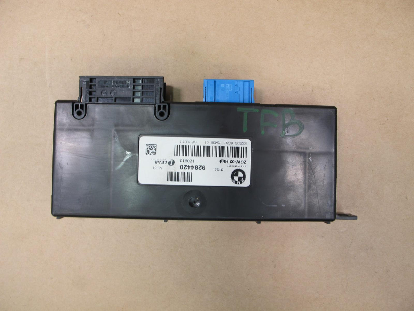 11-16 BMW F07 F10 F11 5-SERIES CENTRAL GATEWAY CONTROL MODULE 9284420 OEM