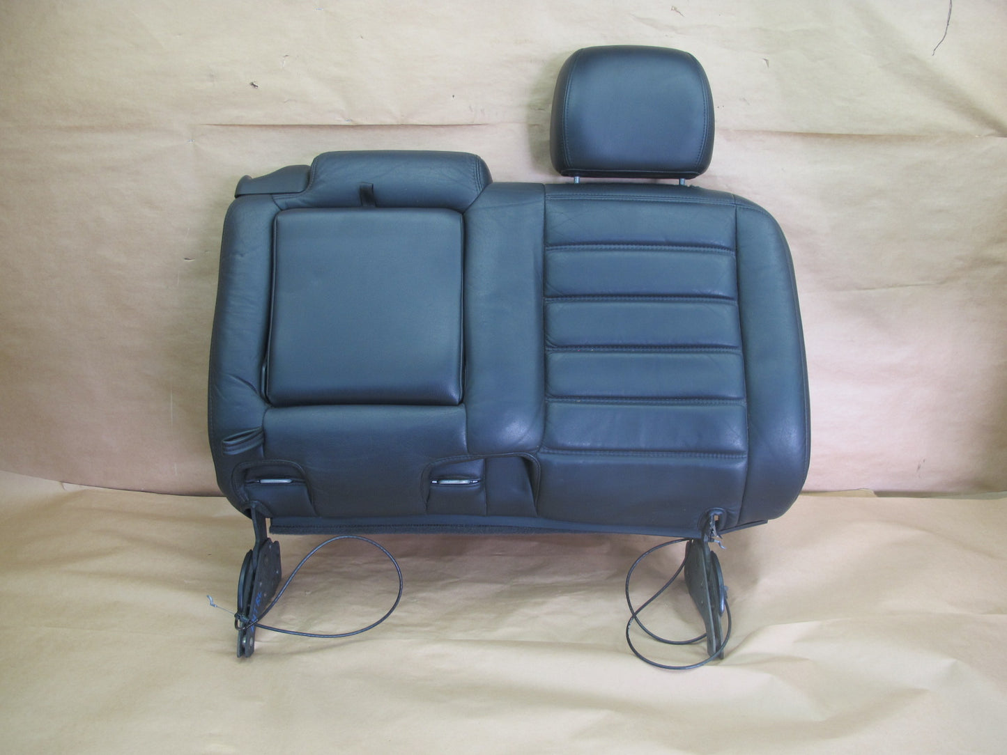 2003-2007 HUMMER H2 REAR LEFT DRIVER SIDE SEAT UPPER CUSHION LEATHER BLACK