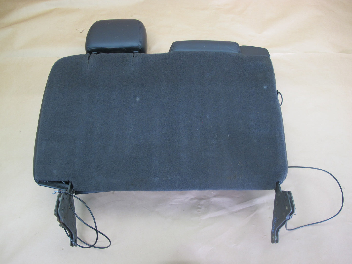 2003-2007 HUMMER H2 REAR LEFT DRIVER SIDE SEAT UPPER CUSHION LEATHER BLACK