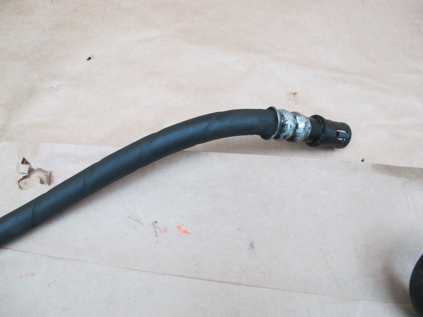 01-06 JAGUAR X100 XK8 POWER STEERING OIL COOLER W HOSE LINE OEM