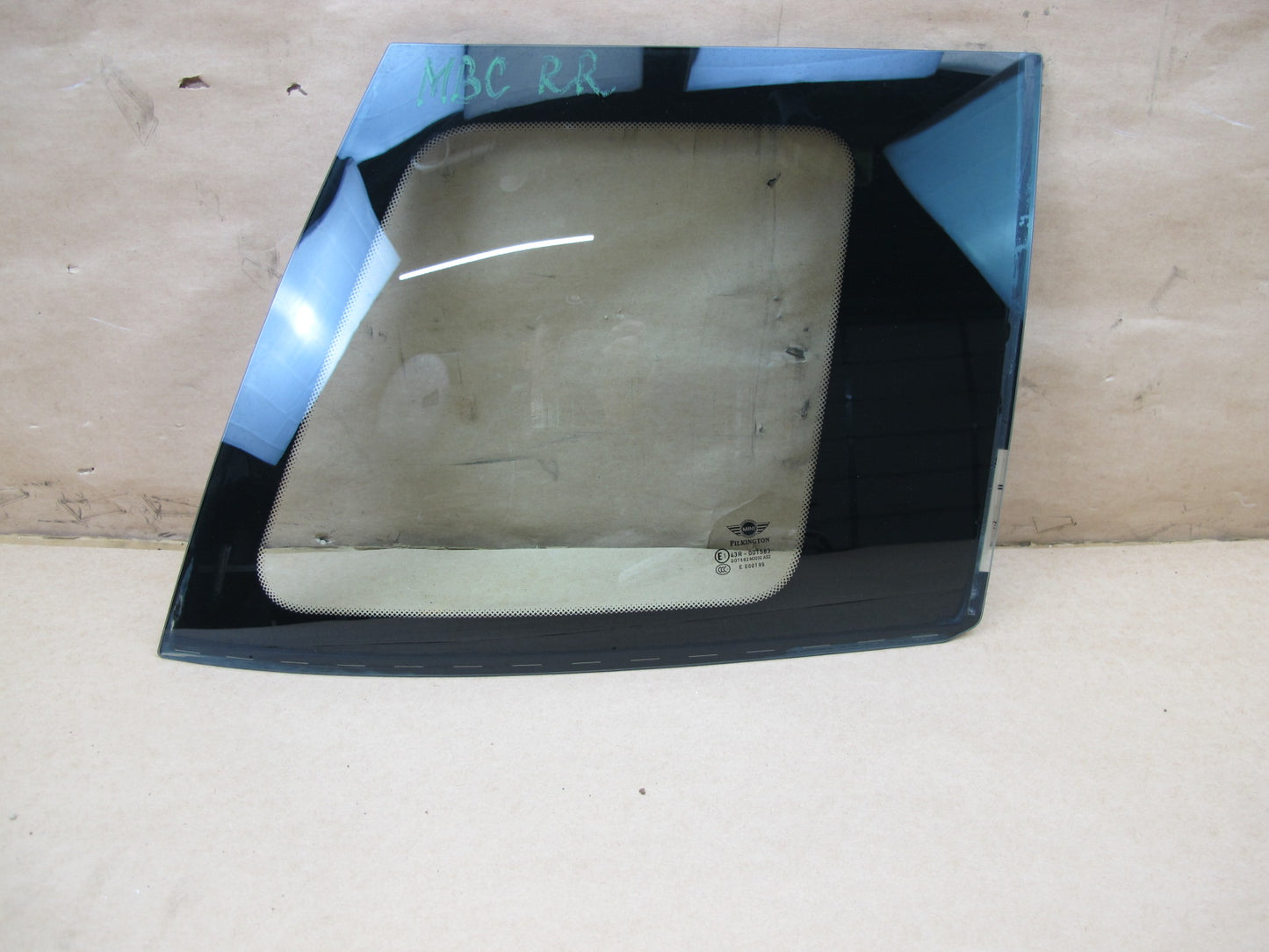 11-16 MINI COOPER R60 COUNTRYMAN REAR RIGHT QUARTER GLASS WINDOW OEM