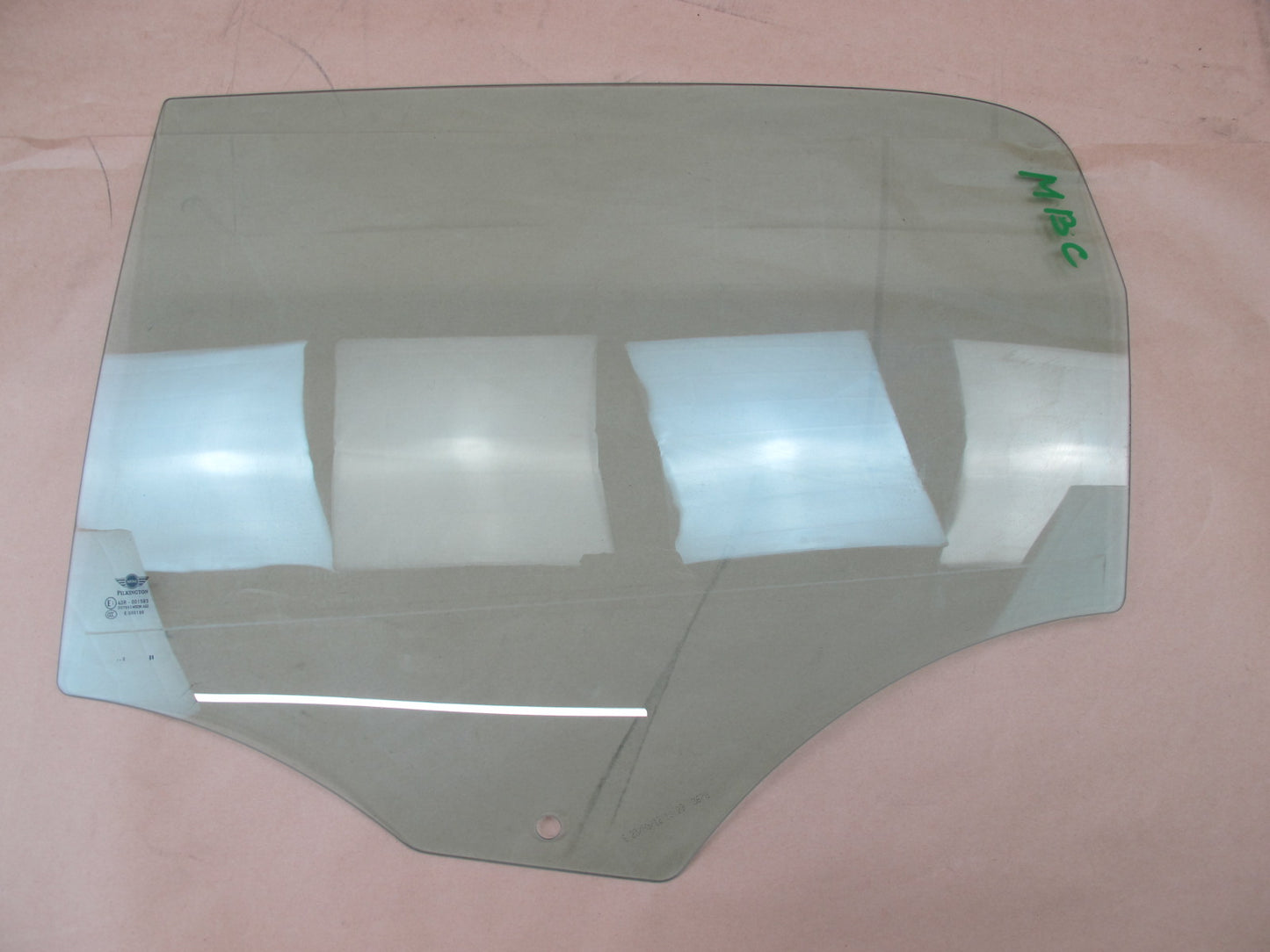 11-16 MINI COOPER R60 COUNTRYMAN REAR LEFT DOOR GLASS WINDOW OEM