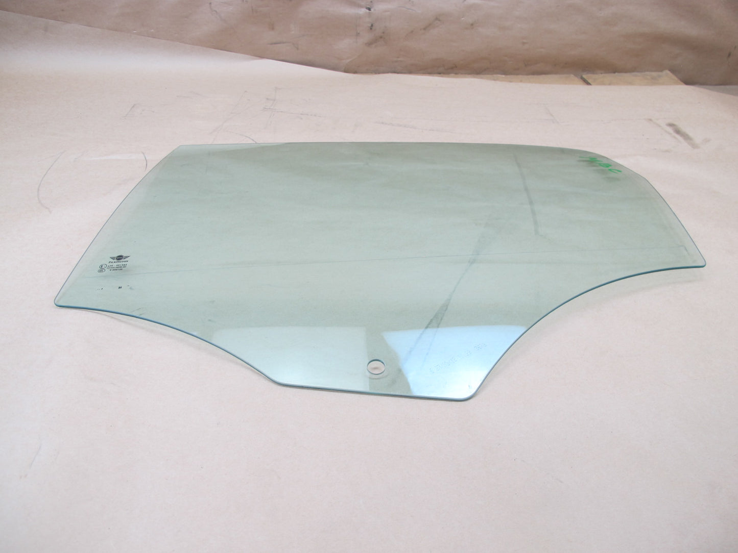 11-16 MINI COOPER R60 COUNTRYMAN REAR LEFT DOOR GLASS WINDOW OEM