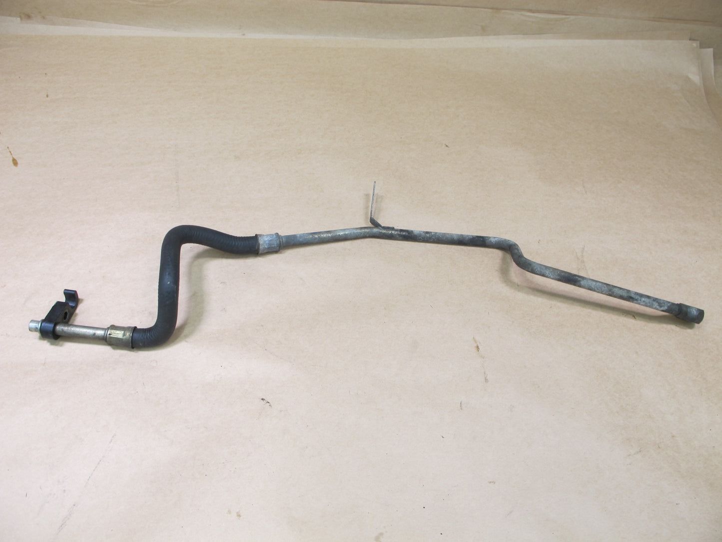 97-03 BMW E39 540i M62 SET OF 2 POWER STEERING HOSE PIPE LINE OEM