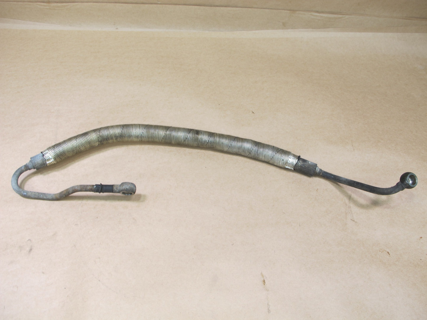 97-03 BMW E39 540i M62 SET OF 2 POWER STEERING HOSE PIPE LINE OEM