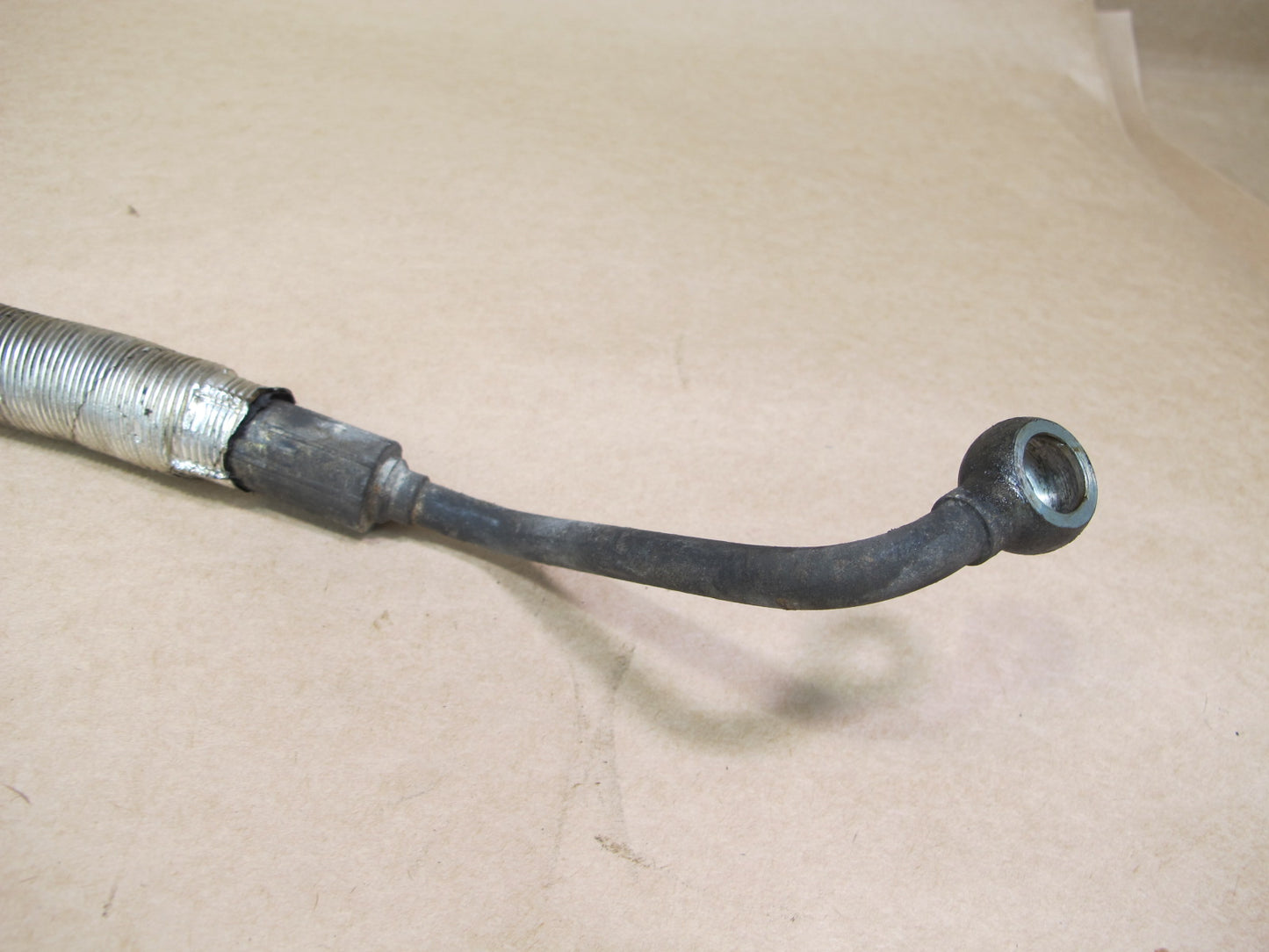 97-03 BMW E39 540i M62 SET OF 2 POWER STEERING HOSE PIPE LINE OEM