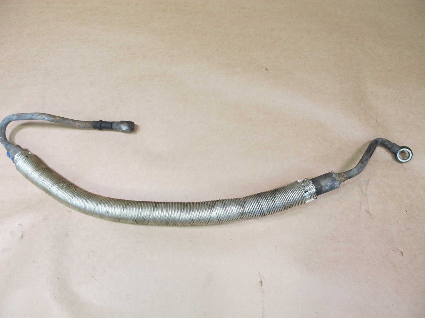 97-03 BMW E39 540i M62 SET OF 2 POWER STEERING HOSE PIPE LINE OEM