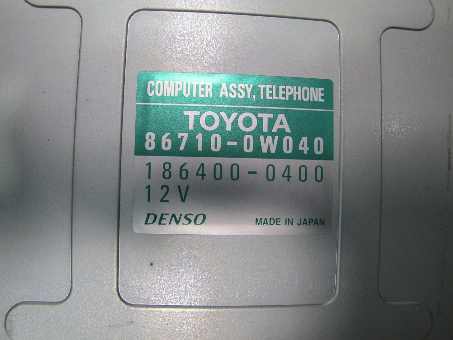 01-05 LEXUS GS430 MAYDAY TELEPHONE COMMUNICATION SYSTEM COMPUTER 86710-0W040