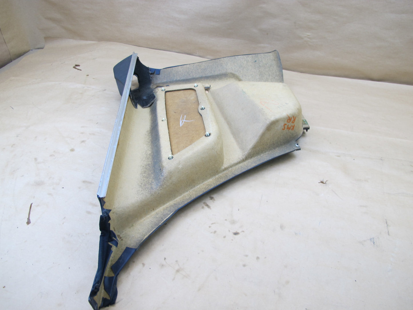 86-91 MERCEDES W126 C126 COUPE REAR RIGHT QUARTER TRIM COVER PANEL OEM