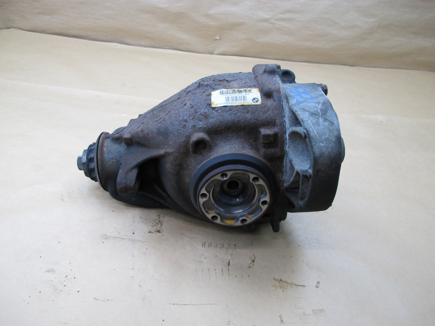 07-08 BMW E90 335XI N54 REAR AXLE DIFFERENTIAL CARRIER ASEMBLY 3.46 RATIO OEM