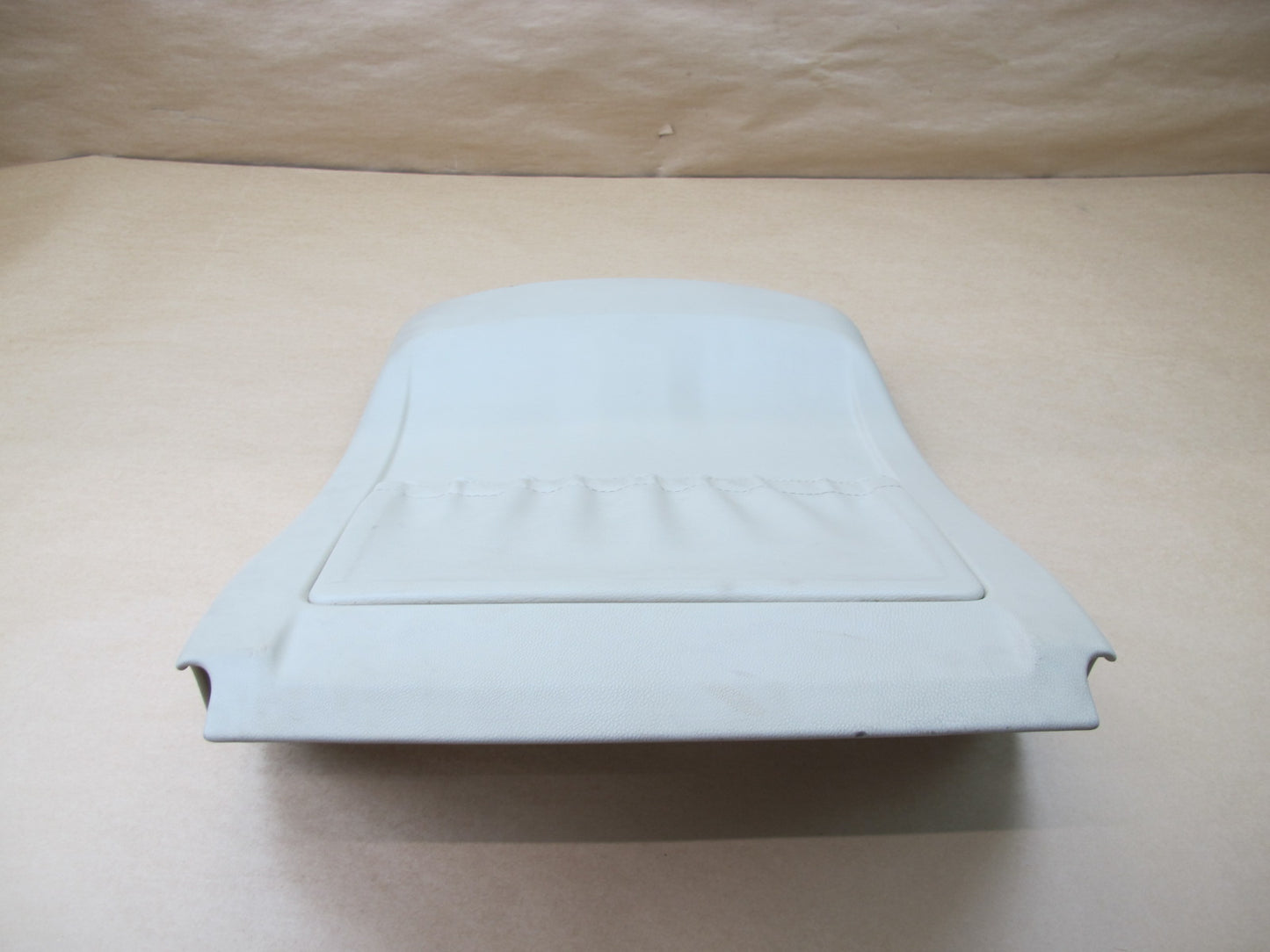 04-10 BMW E60 E61 FRONT LEFT DRIVER SIDE SEAT BACK PANEL COVER TRIM BEIGE OEM