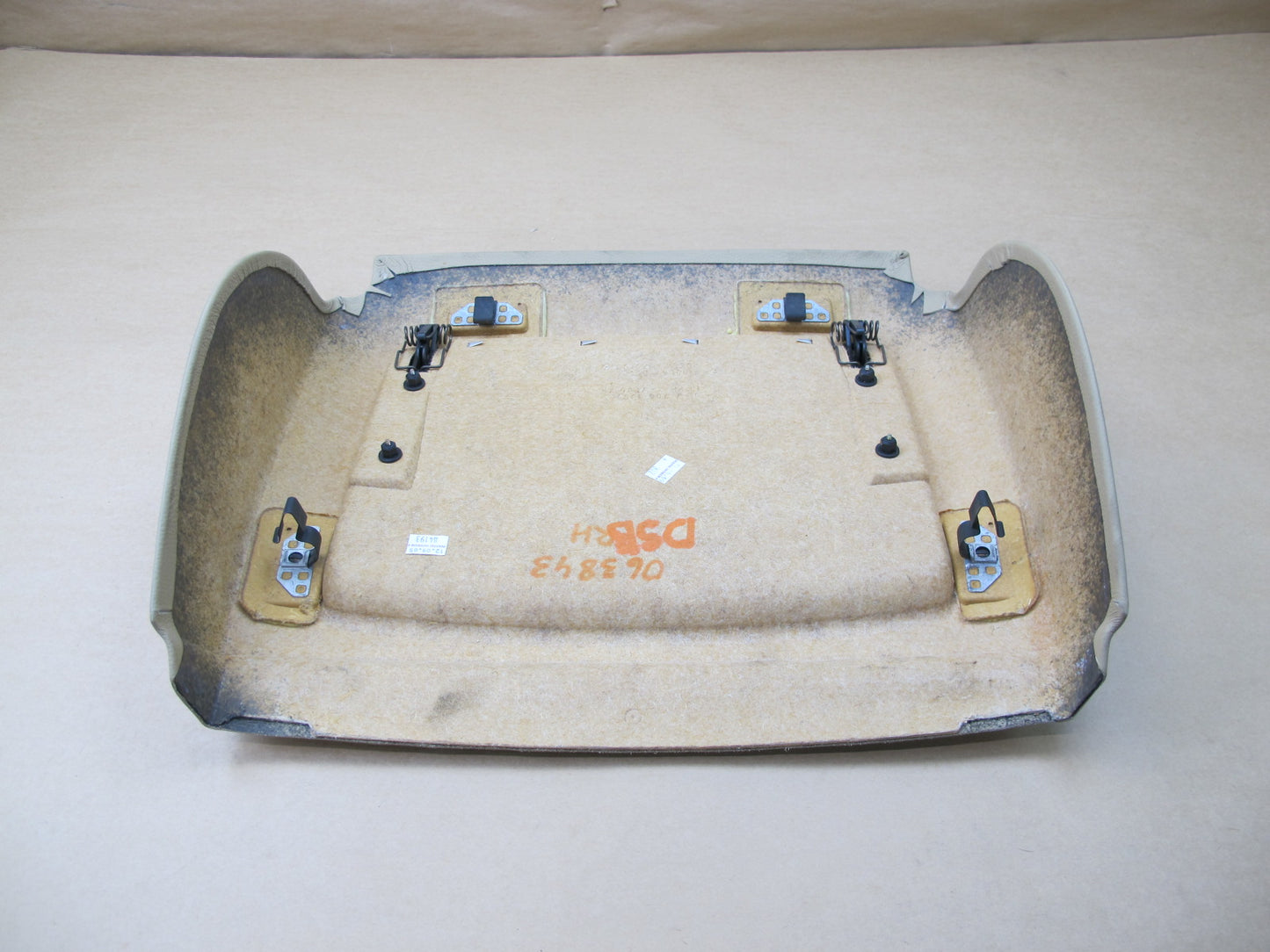 03-08 BMW E65 E66 7-SERIES FRONT RIGHT SEAT BACK TRIM COVER PANEL OEM