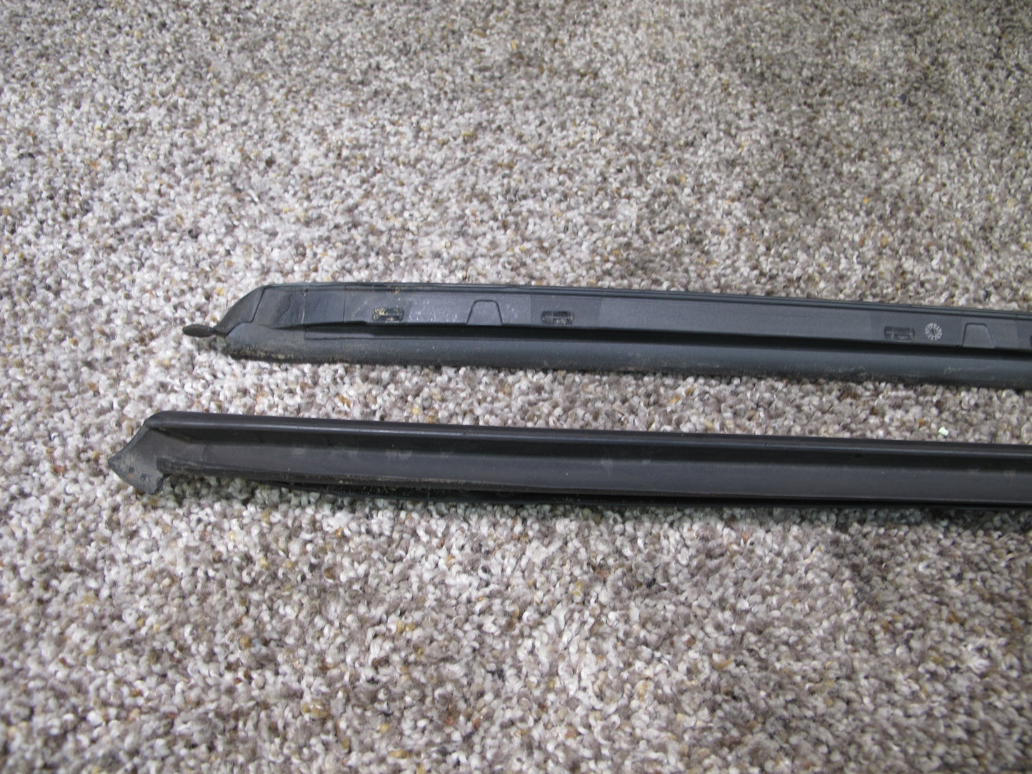 10-16 AUDI B8 A4 S4 SET OF 2 FRONT WINDSHIELD A PILLAR TRIM MOLDING OEM