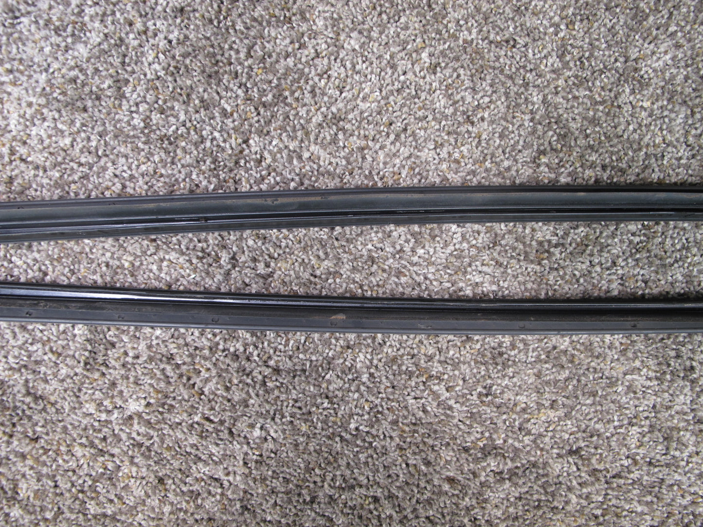 10-16 AUDI B8 A4 S4 SET OF 2 FRONT WINDSHIELD A PILLAR TRIM MOLDING OEM