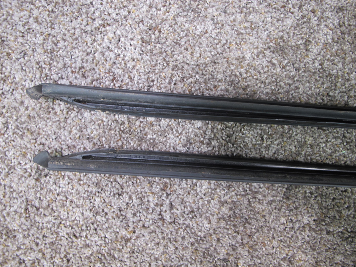 10-16 AUDI B8 A4 S4 SET OF 2 FRONT WINDSHIELD A PILLAR TRIM MOLDING OEM