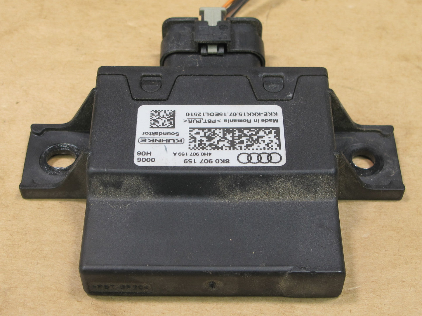 13-16 AUDI B8 A4 S4 IMPACT SOUND CONTROL MODULE UNIT 8K0907159A OEM