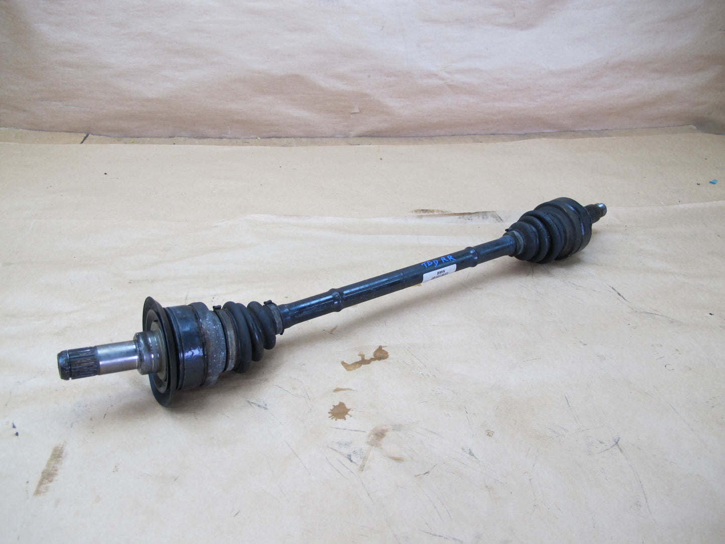 14-18 BMW F30 F32 320d 328dx DIESEL REAR RIGHT AXLE SHAFT 7597682 OEM