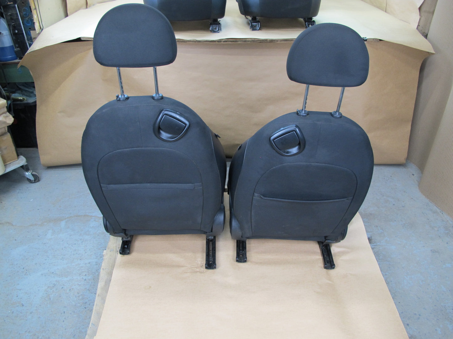 13-16 MINI COOPER S R61 PACEMAN FRONT & REAR LEATHER SEAT SET OEM