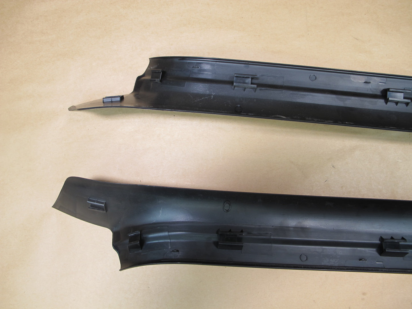 01-06 BMW E46 3-SERIES CONVERTIBLE SET OF 2 DOOR SCUFF SILL TRIM PANEL OEM