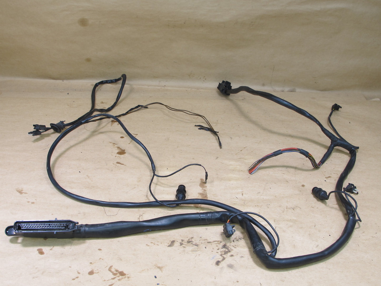 86-91 MERCEDES C126 560SEC ENGINE BAY WIRE WIRING HARNESS CABLE OEM