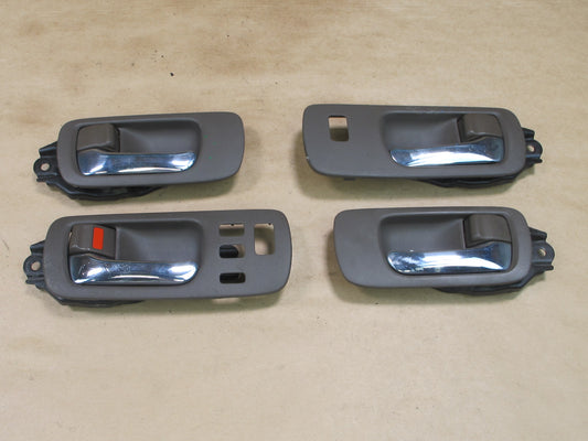 95-97 LEXUS LS400 FRONT REAR RIGHT LEFT INTERIOR DOOR HANDLE  SET OF 4 OEM