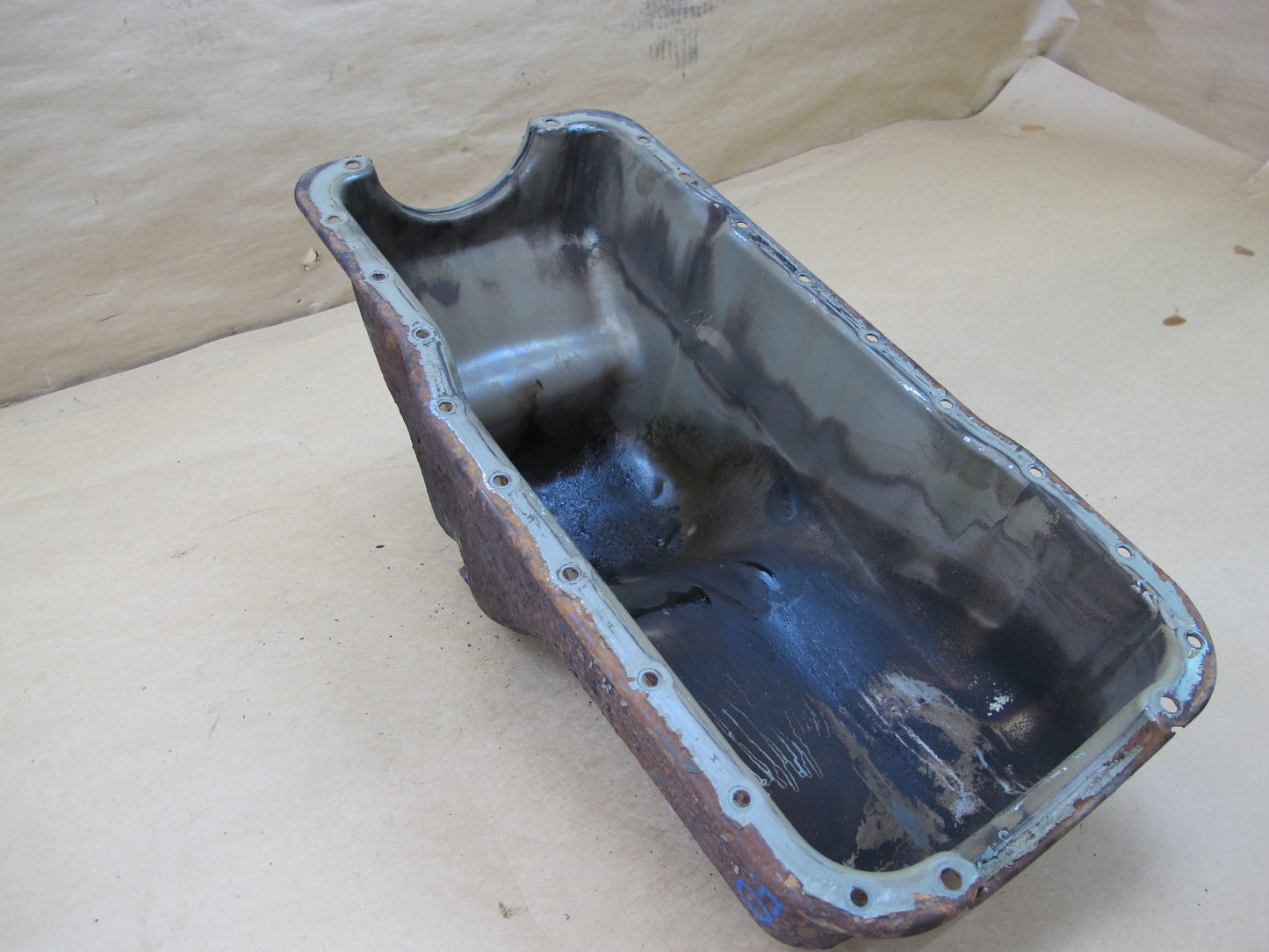 92-97 FORD F-150 5.0L V8 ENGINE MOTOR OIL PAN OEM