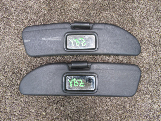 96-02 BMW E36 Z3 SET OF 2 FRONT LEFT & RIGHT SUN VISOR OEM