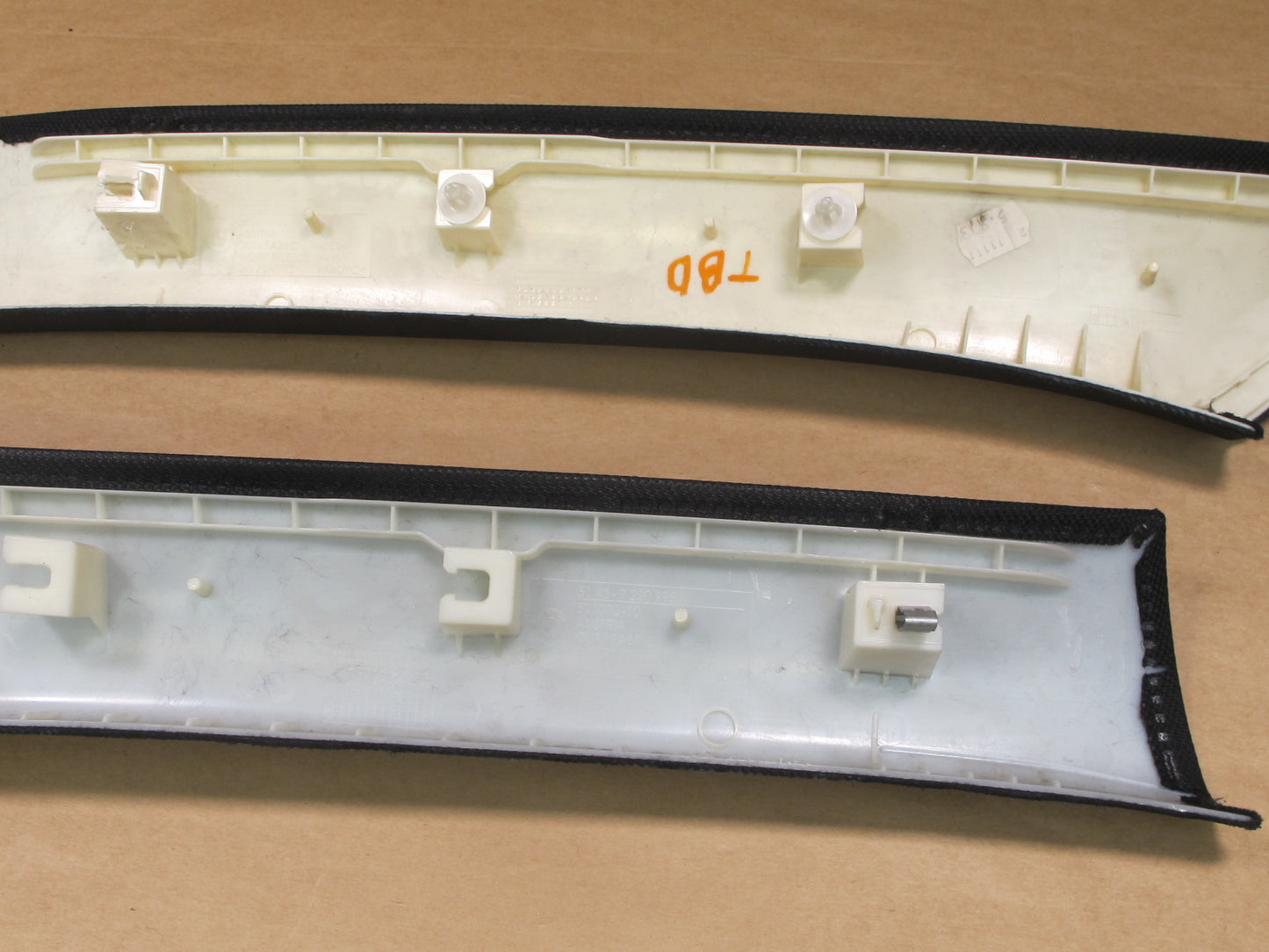 12-18 BMW F30 F31 SET OF 2 FRONT INTERIOR A PILLAR TRIM COVER PANEL OEM