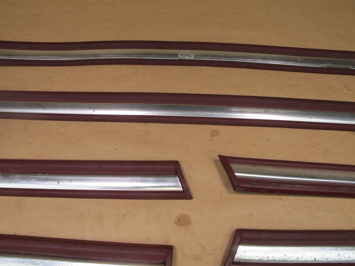 92-97 FORD F-150 EXT CAB FRONT & REAR EXTERIOR BODY MOLDING TRIM SET OF 10 OEM