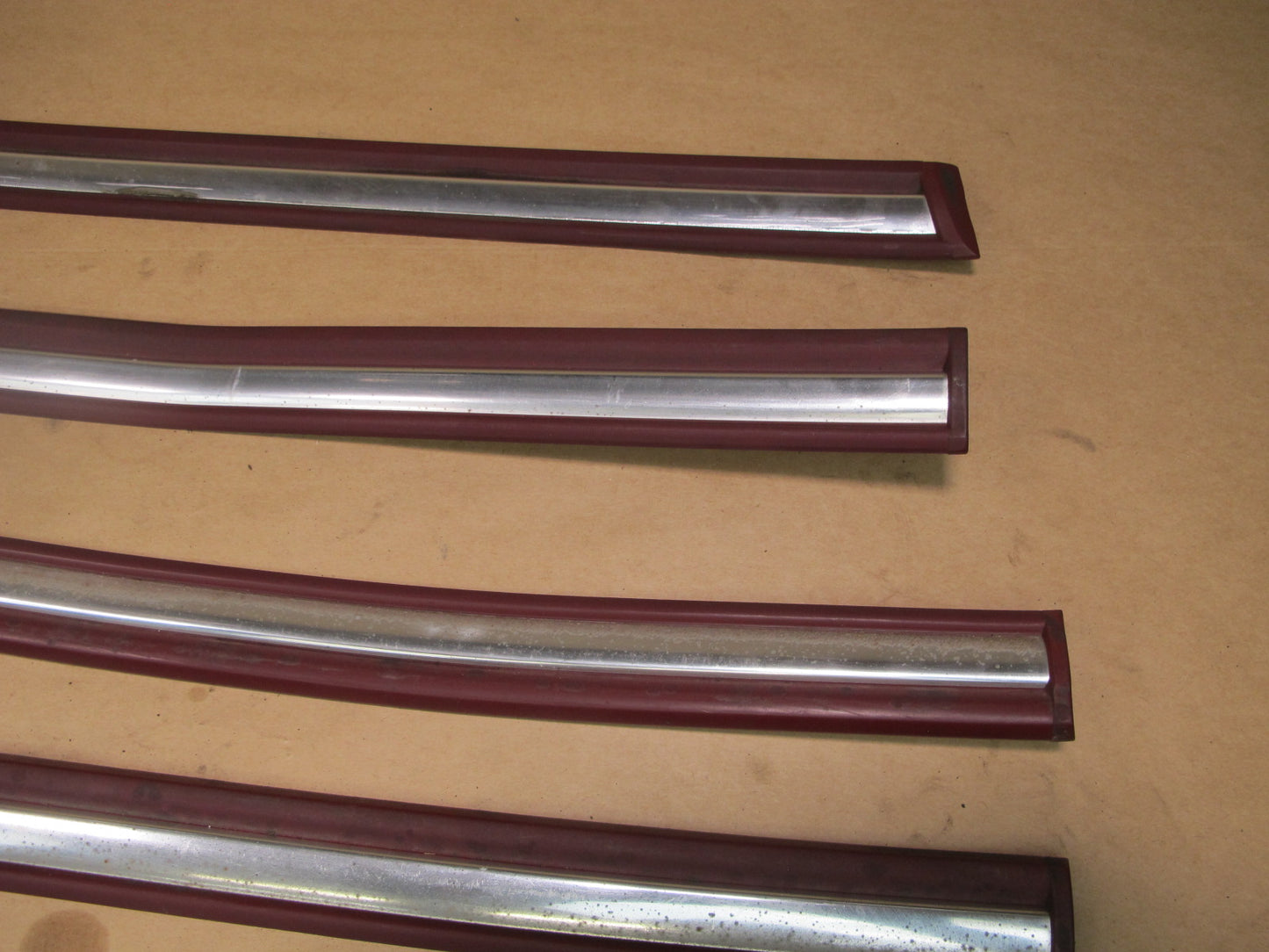 92-97 FORD F-150 EXT CAB FRONT & REAR EXTERIOR BODY MOLDING TRIM SET OF 10 OEM