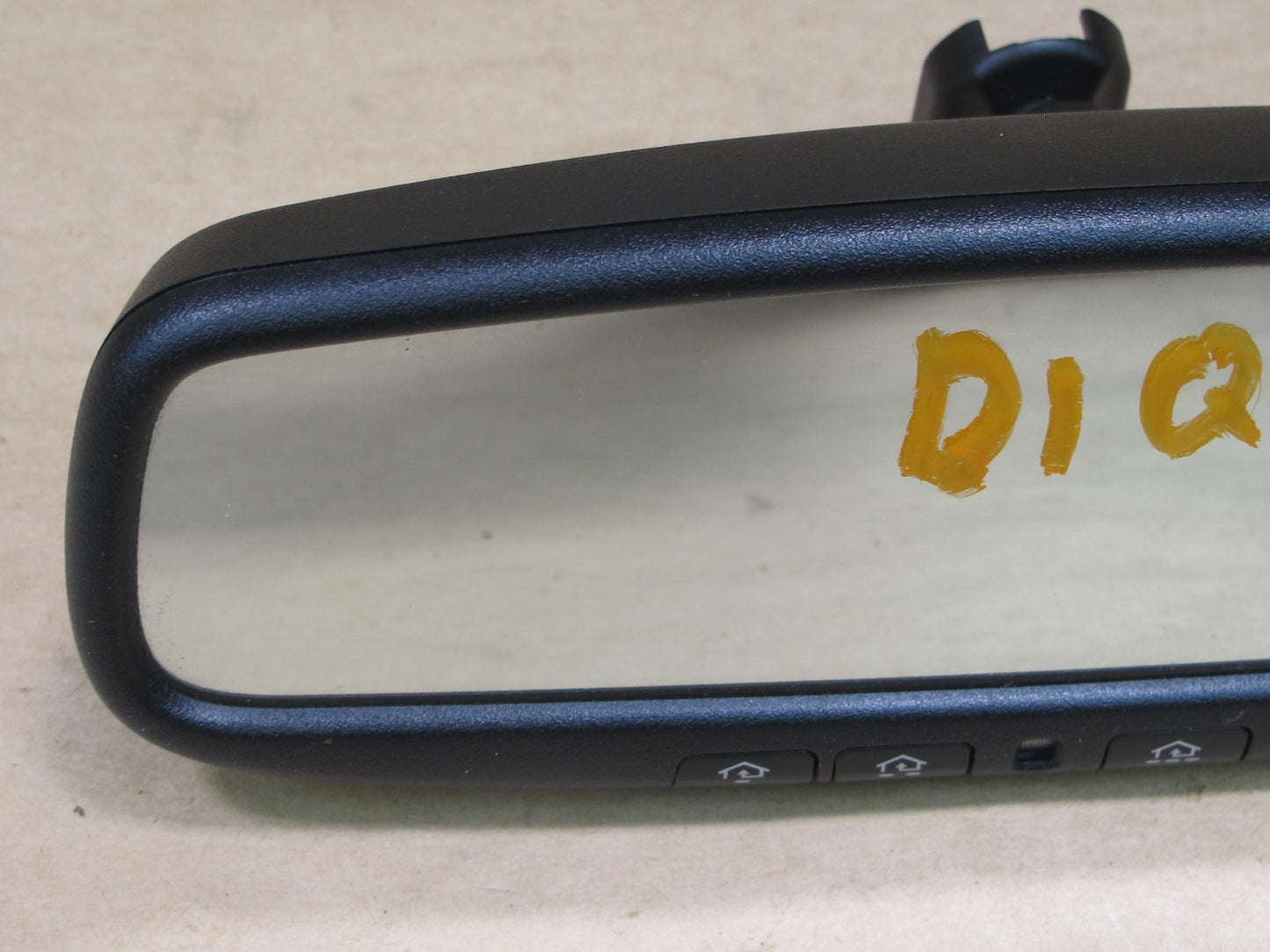 2011-2013 INFINITI QX56 INTERIOR REAR VIEW MIRROR AUTOMATIC DIMMING W/ HOMELINK