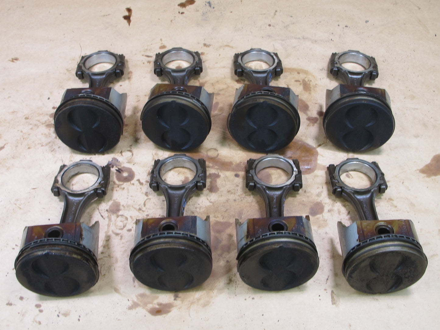 92-96 FORD F-150 5.0L V8 ENGINE MOTOR PISTON CONNECTING ROD SET OEM