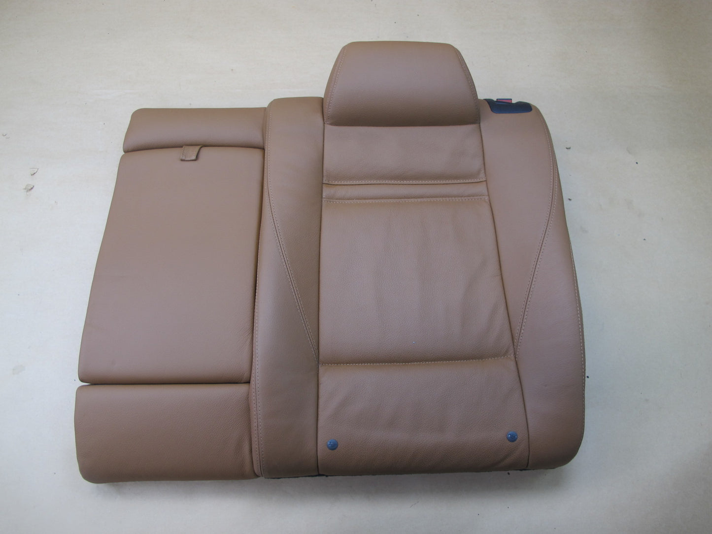 2008-2014 BMW E71 E72 X6 REAR LEATHER NEVADA SADDLE BROWN SEAT CUSHION SET