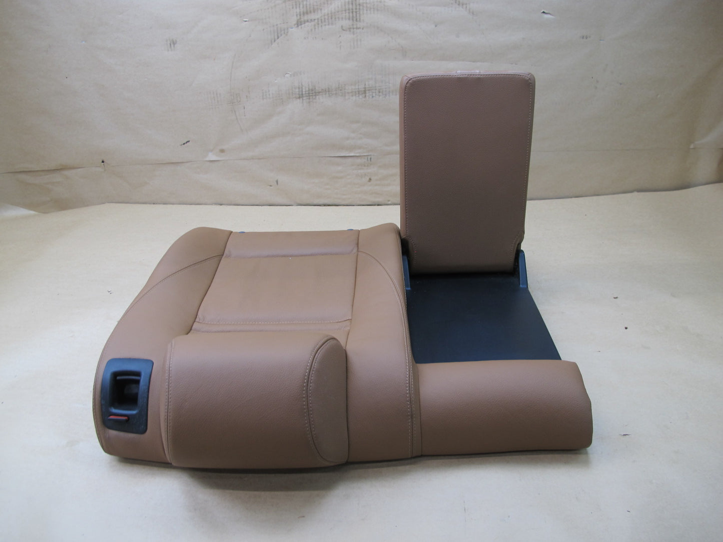 2008-2014 BMW E71 E72 X6 REAR LEATHER NEVADA SADDLE BROWN SEAT CUSHION SET