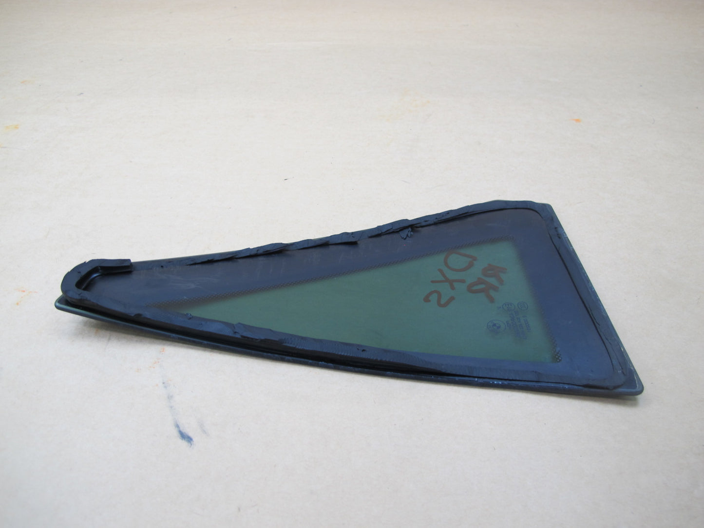 2008-2014 BMW E71 X6 REAR RIGHT DOOR FIXED CORNER GLASS WINDOW