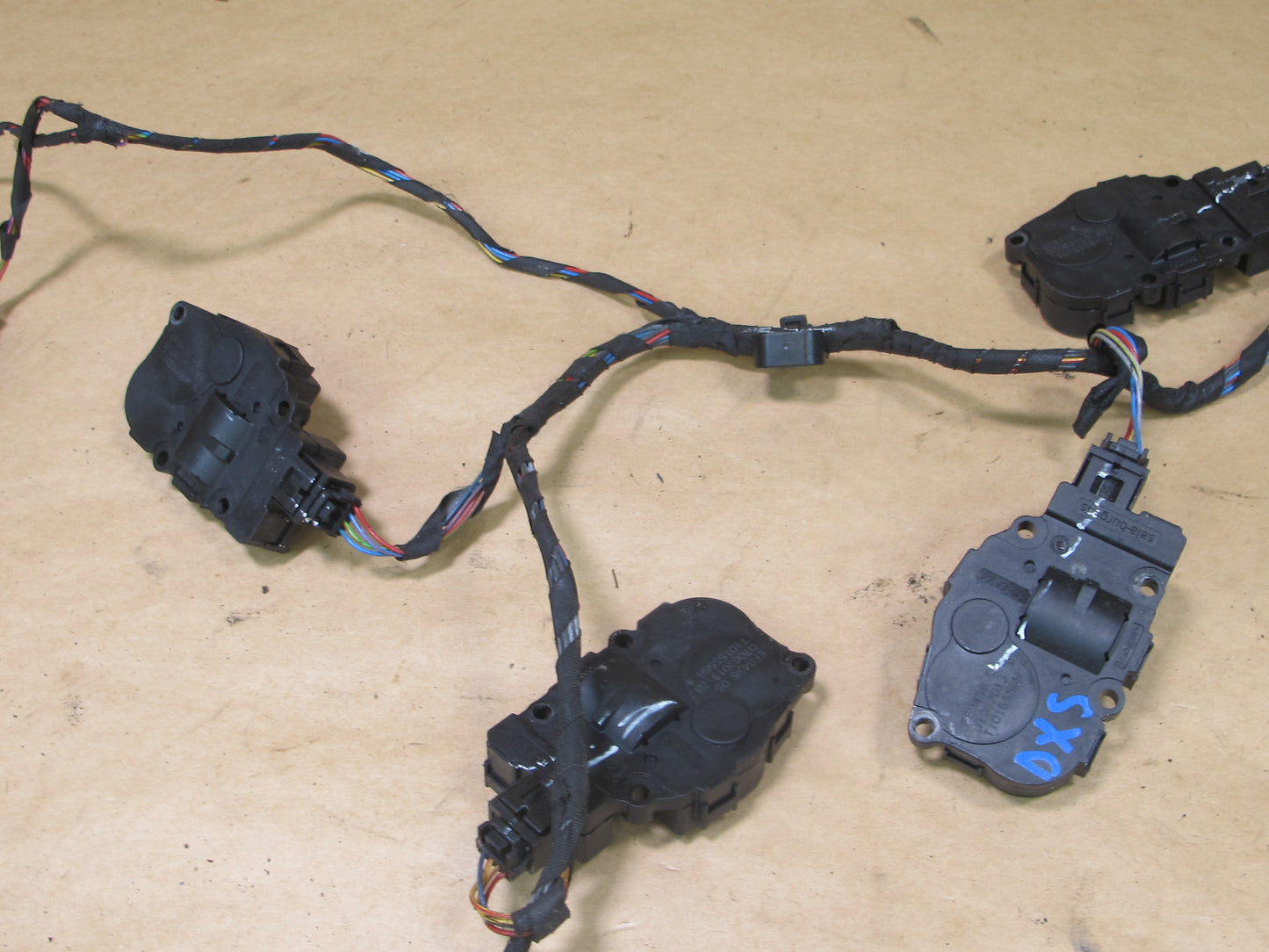 2008-2014 BMW E71 X6 A/C HEATER FLAP DOOR ACTUATOR MOTOR WIRING SET