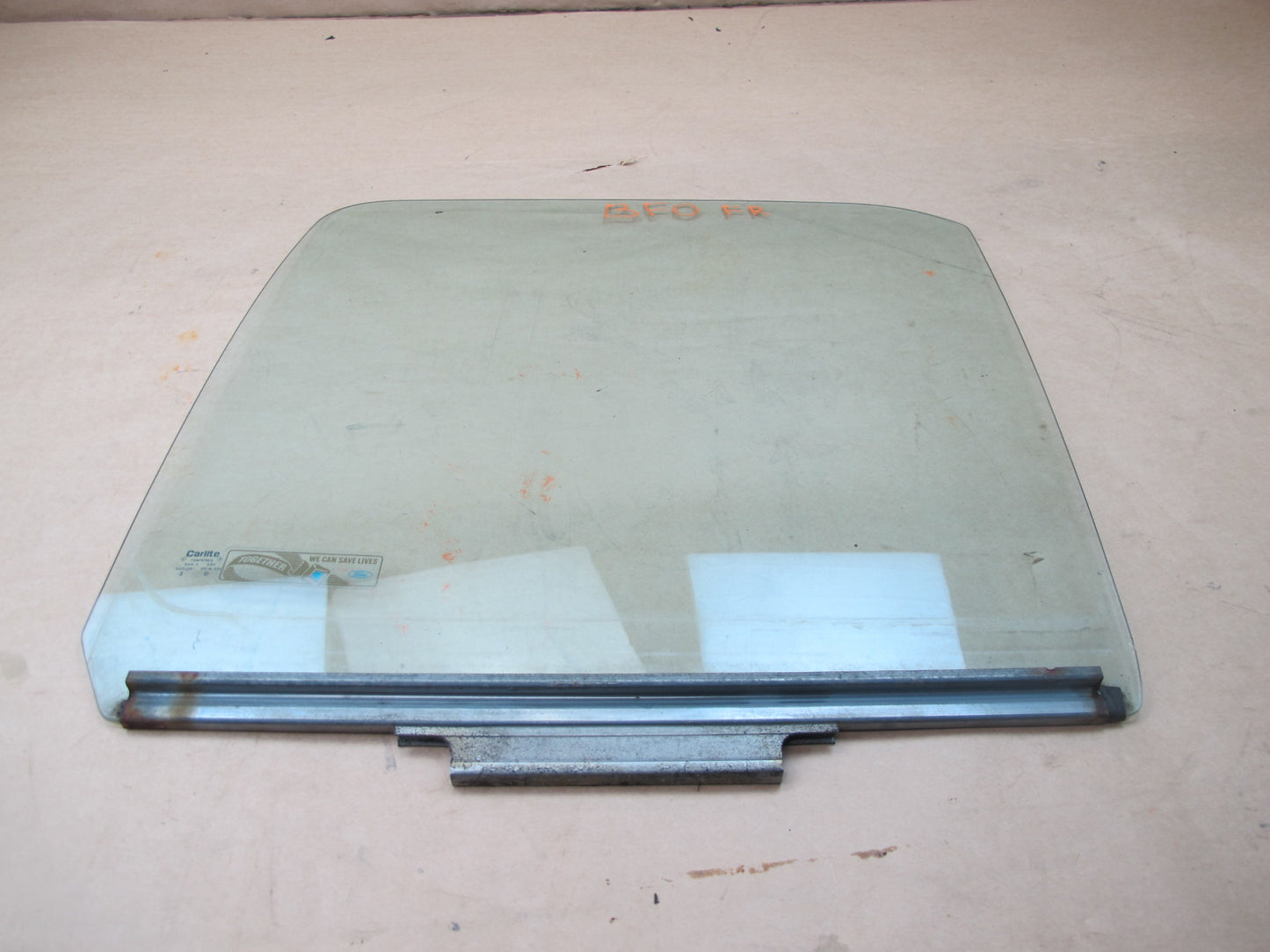 92-97 FORD F-150 FRONT RIGHT PASSENGER SIDE DOOR WINDOW GLASS OEM