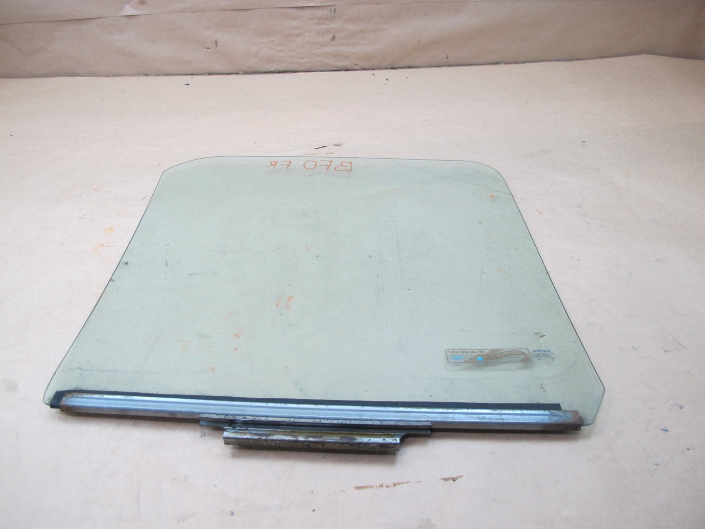 92-97 FORD F-150 FRONT RIGHT PASSENGER SIDE DOOR WINDOW GLASS OEM