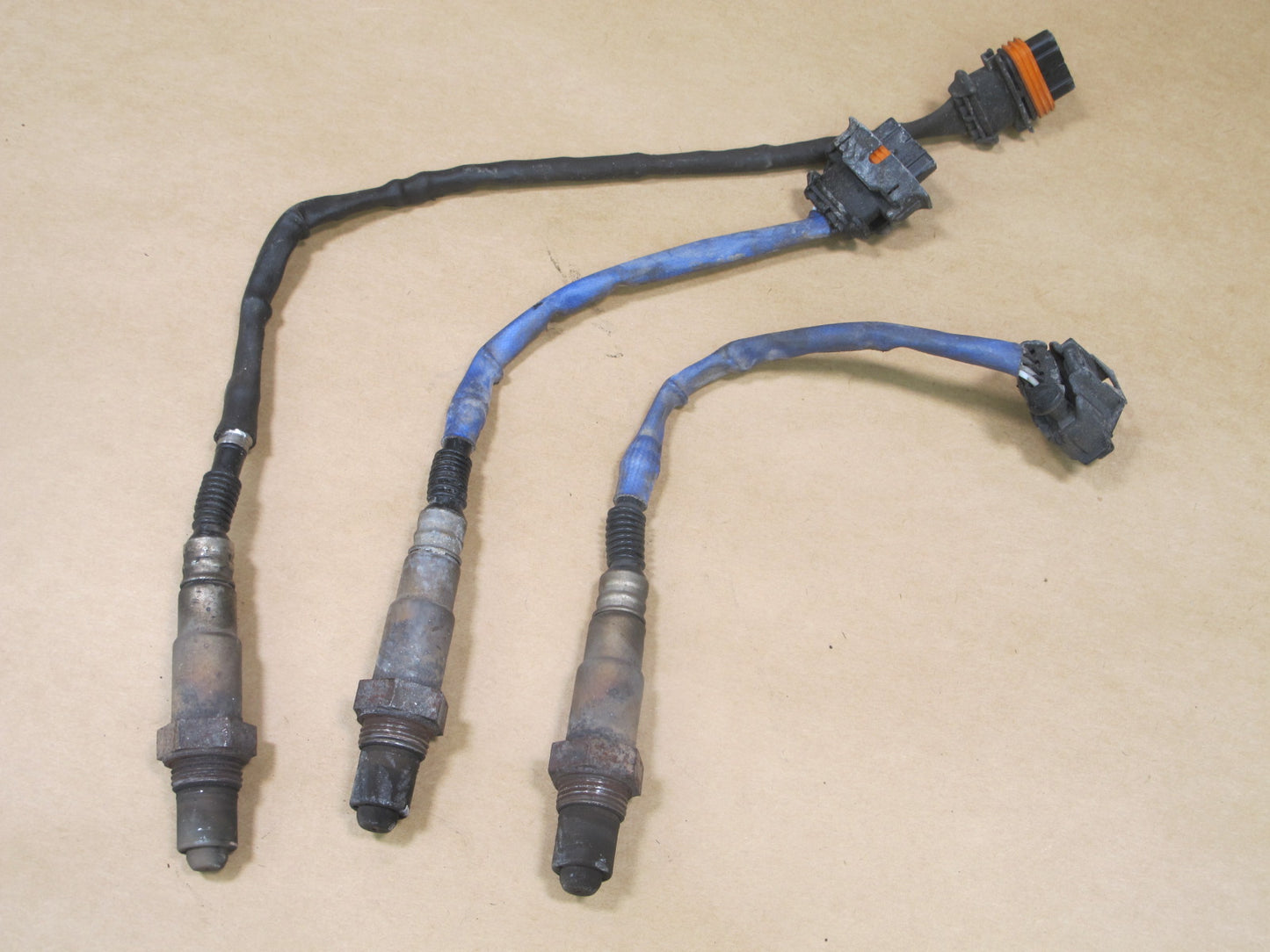 2000-2004 PORSCHE BOXSTER S 986 3.2L OXYGEN O2 LAMBDA SENSOR SET OF 3