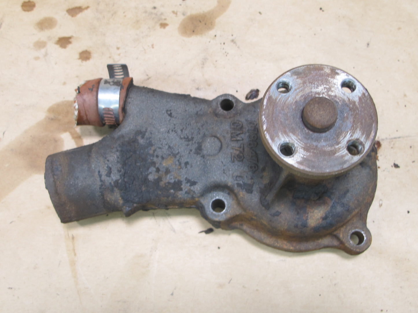 64-66 CHEVROLET C10 PICKUP 3.8L 230CU ENGINE WATER PUMP OEM