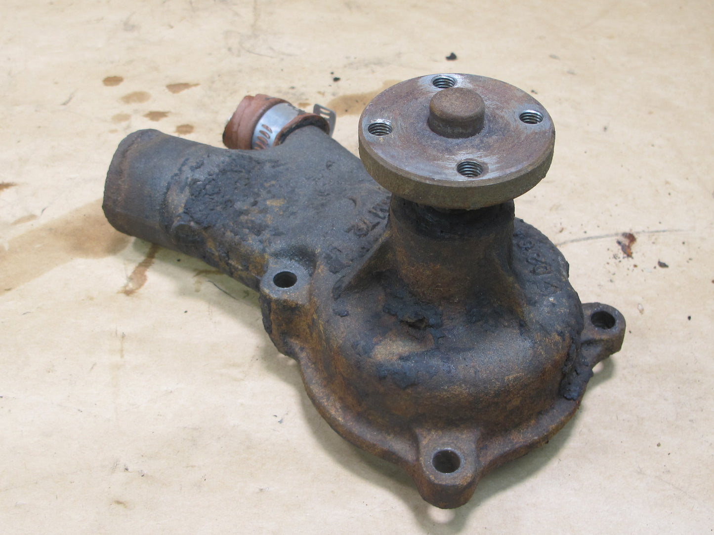 64-66 CHEVROLET C10 PICKUP 3.8L 230CU ENGINE WATER PUMP OEM