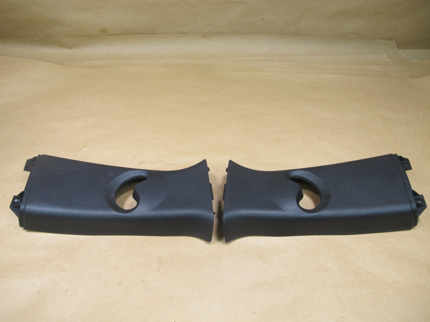 11-16 MINI COOPER R60 COUNTRYMAN SET OF 2 CENTER B PILLAR TRIM COVER PANEL OEM